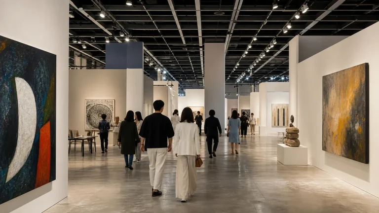 Contemporary art fair hall in Seoul